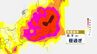 【台風情報】台風15号　熱帯低気圧に変わったものの東北地方～西日本にかけ　雷を伴い激しい雨など大雨となる所がある見込み　【雨と風のシミュレーション・発雷確率】　|　山梨のニュース | ＵＴＹテレビ山梨