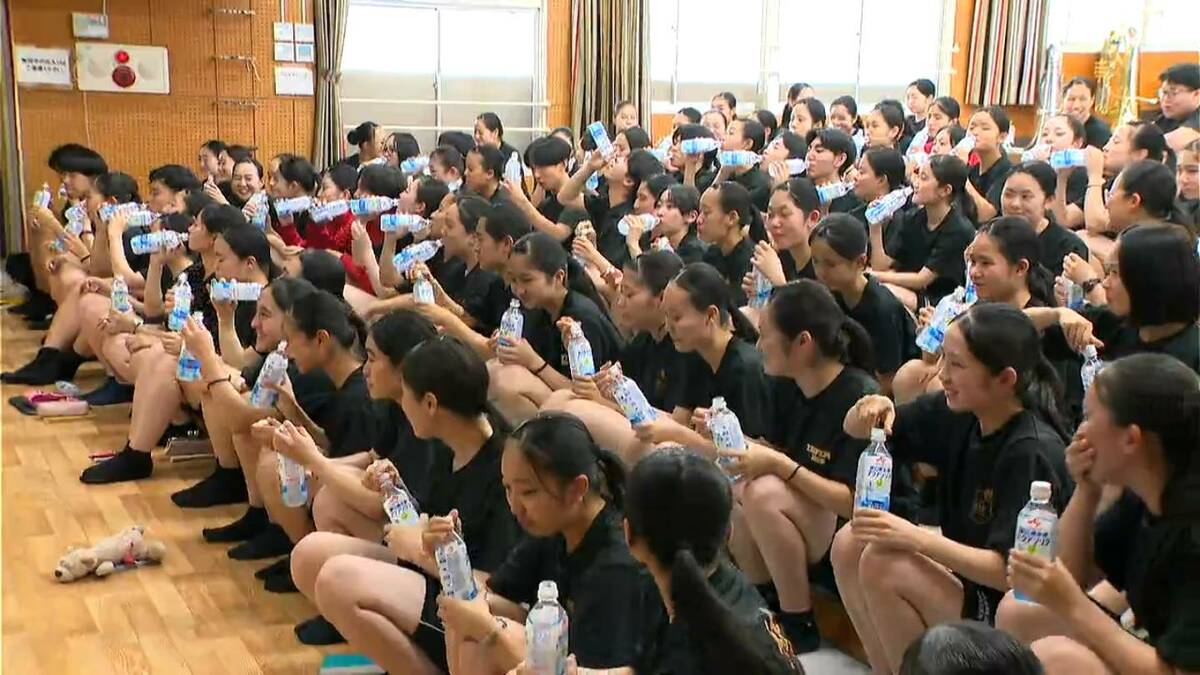 応援する日も熱中症に　味の素が吹奏楽部に『応援熱中症』の出前授業　鹿児島