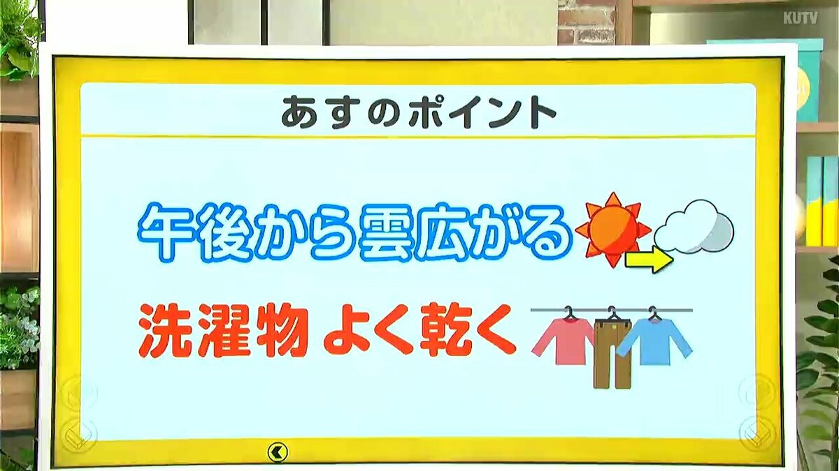 高知の天気　24日　午後から雲広がりやすく　山岸拓気象予報士が解説
