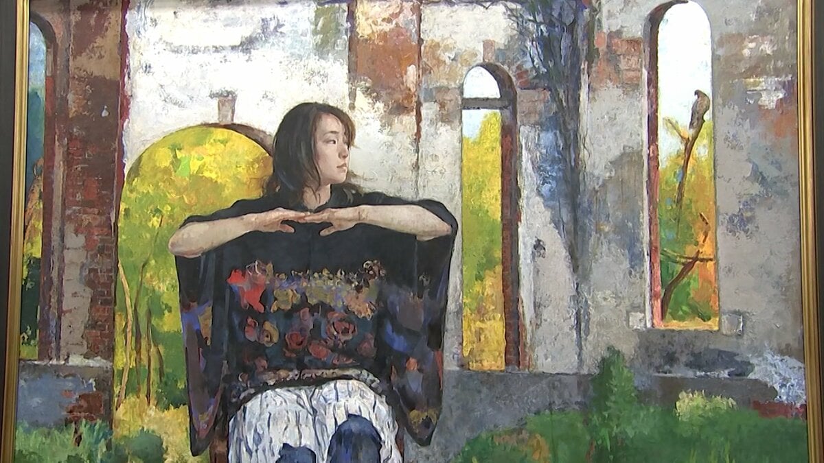 多彩なジャンルの絵画を集めた美術団体「創元会」の作品展 自由な