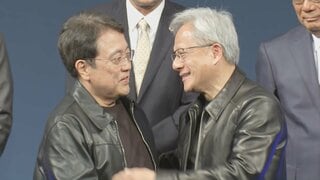赤沢経産大臣が革ジャンで登場　フアンCEOのトレードマークに「リスペクトを込めて」　国産AIプロジェクトでエヌビディアの技術活用へ| TBS CROSS DIG with Bloomberg