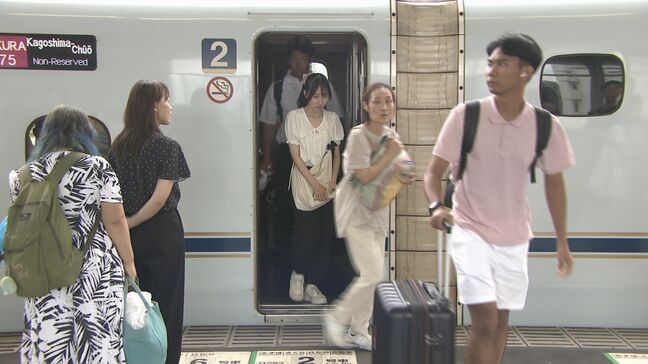 後半天候に恵まれ7％増　盆期間の山陽新幹線利用者193万4000人　JR西日本|TBS NEWS DIG