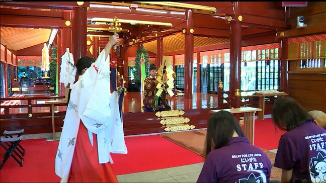 がん征圧を目指すチャリティ活動『リレーフォーライフジャパン にいがた』イベント成功祈願　新潟市|TBS NEWS DIG