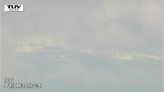 月山の初冠雪を観測　去年より2日遅く（山形）|TBS NEWS DIG