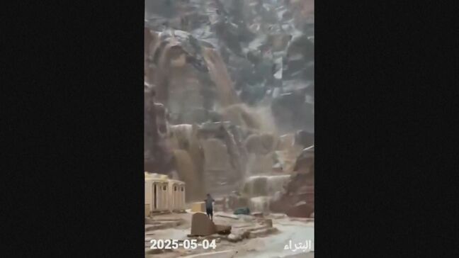 中東の世界遺産・ペトラ遺跡で洪水　約1800人が避難　映画「インディ・ジョーンズ」の舞台|TBS NEWS DIG