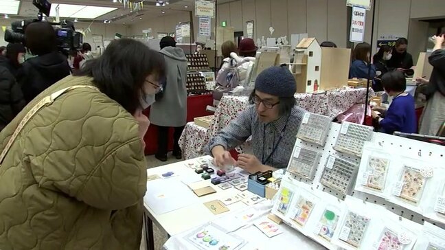 手作りのポストカードやマスキングテープなどが並ぶ　作家の個性や温かみが感じられる文具の博覧会　盛岡市|TBS NEWS DIG