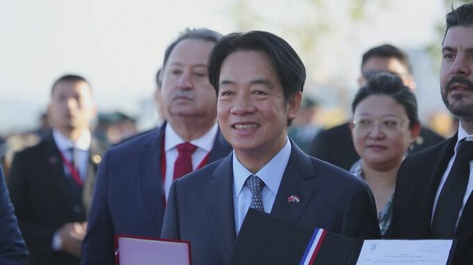 パラグアイ訪問の台湾の頼清徳副総統、帰りも「アメリカ経由」サンフランシスコで支持者にアピール 現地中国人は抗議活動も|TBS NEWS DIG
