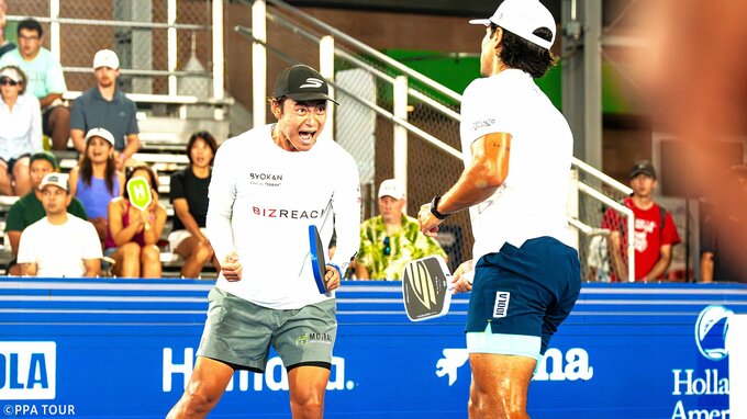 ピックルボール、船水雄太が世界ナンバー1のベン・ジョンズに初勝利 ！「自分にとって大きな自信と励みになる」【米国PPAツアー】|TBS NEWS DIG