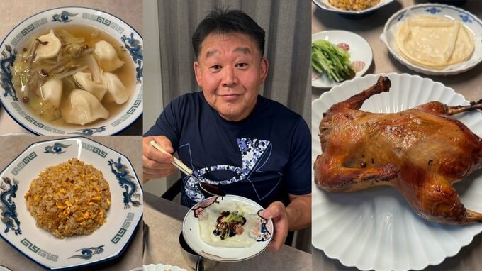 【 花田虎上 】　自宅で“北京ダック”に舌鼓　朝食自炊から夕食の本格中華まで…1日の食卓を公開「お家でレストランみたいな北京ダック」と反響|TBS NEWS DIG