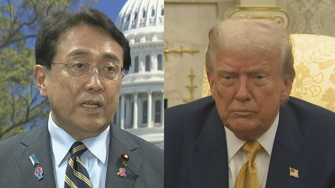 【速報】赤沢大臣がホワイトハウスでトランプ大統領と会談　関税交渉のため訪米中|TBS NEWS DIG