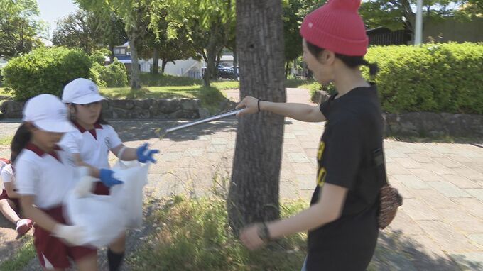 児童と地域の人とがごみ拾い　小郡南小「ごみ０大作戦！」　山口市　|　山口のニュース・天気・防災｜tys NEWS｜ｔｙｓテレビ山口