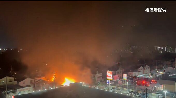 【速報】「道路の北側から煙が…」大阪・八尾市の木造平屋建て住宅で火事　約80平米が全焼|TBS NEWS DIG