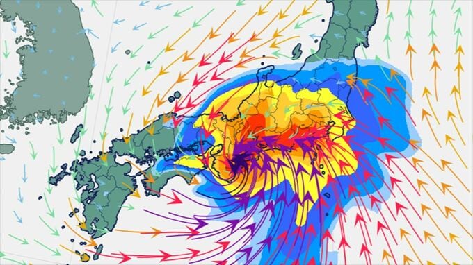 【台風情報】台風6号（チャンミー）　３日 西日本～東日本の太平洋側にかなり接近するおそれ　猛烈な雨や非常に激しい雨が降り、大雨となる見込み【進路予想・雨と風のシミュレーション】|TBS NEWS DIG