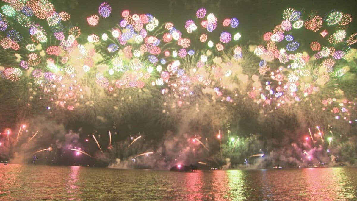 松江水郷祭湖上花火大会