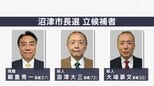 沼津市長選告示  現職と新人2人が届け出 三つ巴の選挙戦か   4月26日投開票＝静岡|TBS NEWS DIG
