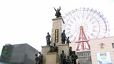 「さっぱりとした気持ちで新年を」若き薩摩の群像を清掃 鹿児島中央駅前 | 鹿児島のニュース|MBC NEWS|南日本放送
