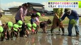 はじめての田植えに園児たちが挑戦！　「すべってすごいぬれた！」どろんこになりながらも昔ながらの手作業でやり遂げる|TBS NEWS DIG