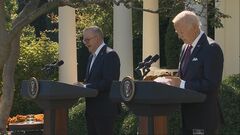 米豪首脳が会談で同盟重要性確認　共同声明では日米豪で無人航空機の相互運用強化方針も| TBS CROSS DIG with Bloomberg