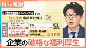 「実質手取り増」注目の“第3の賃上げ”　旅行代は全額会社負担、帰省費支給で離職率3分の1に　驚きの福利厚生【Nスタ解説】|TBS NEWS DIG