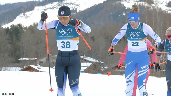 「悔しい気持ちでいっぱい」唯一の女子代表、クロスカントリー土屋正恵　初戦の20㎞複合は35位【ミラノ・コルティナ五輪】|TBS NEWS DIG