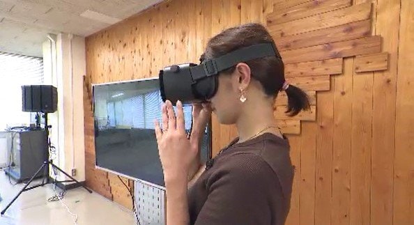 バーチャル情報を現実空間に重ねるAR（拡張現実）で水害時の様子を体験…防災学習などでの利用目指して県がゴーグル型とタブレット端末型の機器導入し貸し出しへ|TBS NEWS DIG