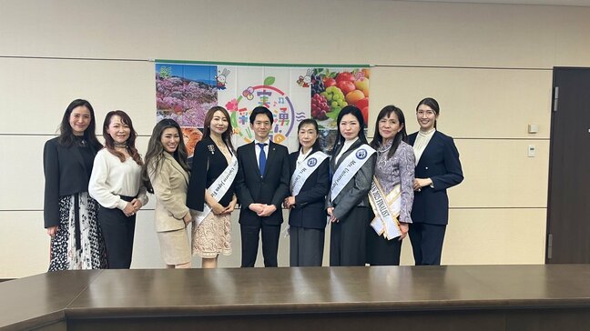 新たな挑戦に臨む女性を応援「ミセスユニバースジャパン」ファイナリストが馬場市長を訪問 福島市|TBS NEWS DIG