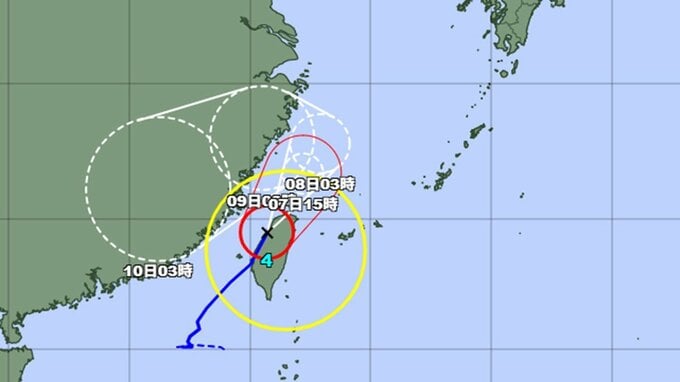 【台風情報】台風4号は停滞し左にカーブ…しかし沖縄地方に雨と風の影響が　最大瞬間風速45メートル　気象庁発表　|　山形のニュース│TUYテレビユー山形