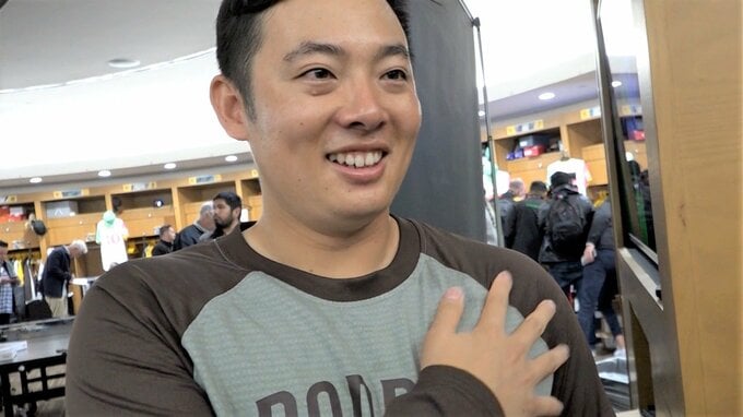 松井裕樹 メジャー初勝利の“お祝い”はケチャップの洗礼「目をあけてられなかったです（笑）」【MLB】|TBS NEWS DIG