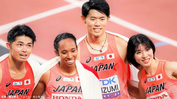 東京世界陸上混合リレー代表・松本奈菜子＆井戸アビゲイル風果、ワンツーフィニッシュ！【全日本実業団陸上】|TBS NEWS DIG