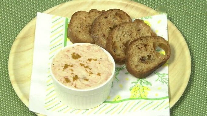 レンジで簡単おつまみ「サクラマスとポテトのリエット」フレンチレシピ【わっちtheキッチン】　|　青森のニュース│ATV NEWS│青森テレビ