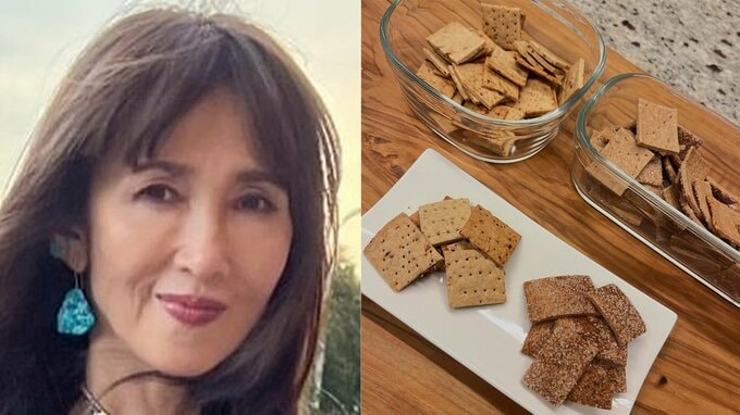 【工藤静香】　手作りオートミールクラッカーを披露「お出汁のクラッカーとシナモンシュガークラッカー！どちらもほんとにおいしい！サクサクです！」|TBS NEWS DIG
