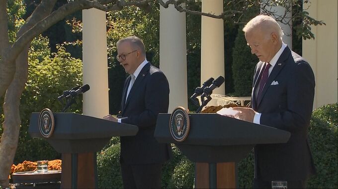 米豪首脳が会談で同盟重要性確認　共同声明では日米豪で無人航空機の相互運用強化方針も