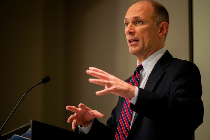 シカゴ連銀総裁、長期インフレ期待の上昇は現時点で重視しない姿勢