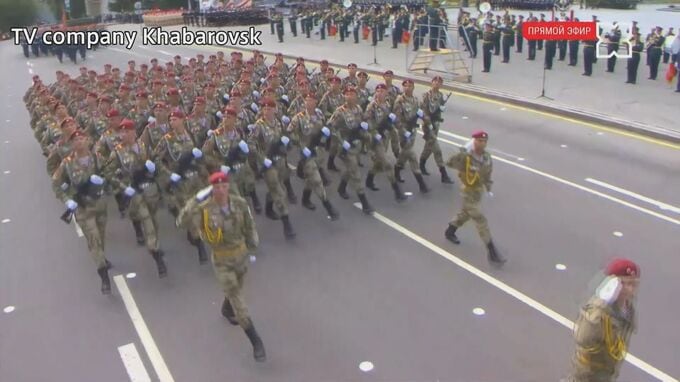 ロシア 対日戦勝80年の式典　極東ハバロフスクで初の軍事パレード|TBS NEWS DIG