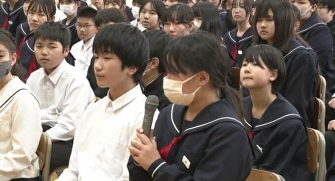 いじめの悲劇を繰り返さない 石川・野々市市の中学校で「命の大切さの授業」SOSを出す勇気と心の繋がりの大切さを学ぶ　|　石川県のニュース｜MRO北陸放送