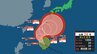 【台風情報】台風26号(スリゲ)強い勢力へ　急カーブで沖縄→九州・四国・本州(関東など)にも近づく可能性　10月5日までの雨と風のシミュレーション (気象庁25日午後0時45分発表)|TBS NEWS DIG
