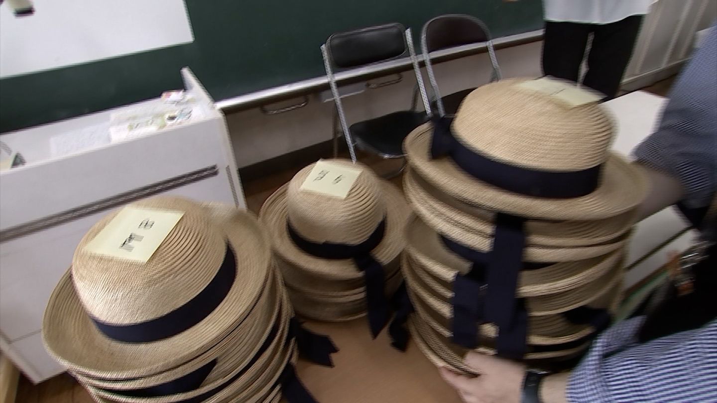 小学1年生に麦わら帽子のプレゼント「かくれんぼの時に使いたい」 地元