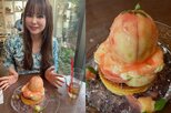 【 中川翔子 】　「桃パンケーキ　ずーっと食べたかった」　友人とスイーツ堪能　「桃まみれ　最高でした！」|TBS NEWS DIG
