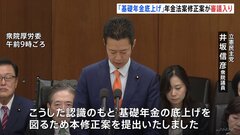 “基礎年金の底上げ”年金法案の修正案が審議入り　自民・公明・立憲が提出| TBS CROSS DIG with Bloomberg