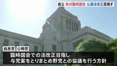 「一定の品位を保つ規定を設ける必要がある」自民・公明両党は公職選挙法の改正を目指す方針を確認　都知事選“選挙関係のないポスター”問題で| TBS CROSS DIG with Bloomberg