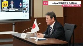 ホルムズ海峡めぐり外相会合 オンラインで開催　航行の安全確保に向けた外交的な取り組みを協議|TBS NEWS DIG