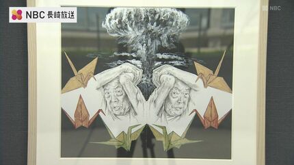 海外でも活躍された画家の遺作 アメリカのアーティストが手がけた「平和展」長崎の被爆者が渡米後立ち