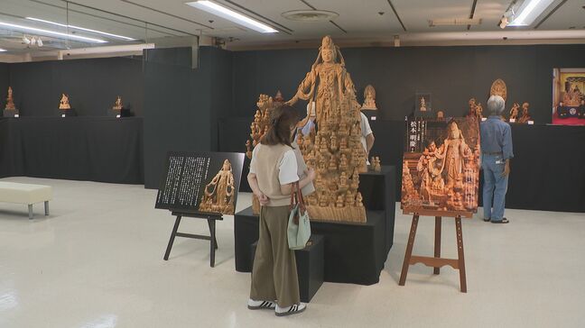 「復興への静かな祈りを込めて」　大仏師・松本明慶工房彫刻展|TBS NEWS DIG