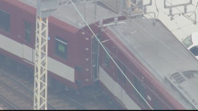 【速報】鉄道事故調査官らが脱線事故現場に到着　運輸安全委員会が事故原因の調査開始　近鉄京都線|TBS NEWS DIG