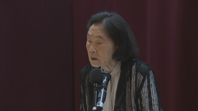 96歳翁長さんが戦争体験語る 「すべてが灰に」 那覇市で講演会|TBS NEWS DIG