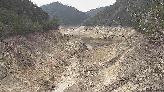 愛知・豊川用水 このまま雨が降らないと3月中旬にも水源ダムが枯渇する事態…中部地方整備局が渇水対策本部会議で節水呼びかけ|TBS NEWS DIG