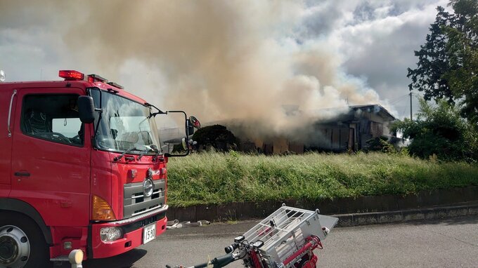 【速報】登米市米山町で火事　消火活動中　宮城|TBS NEWS DIG