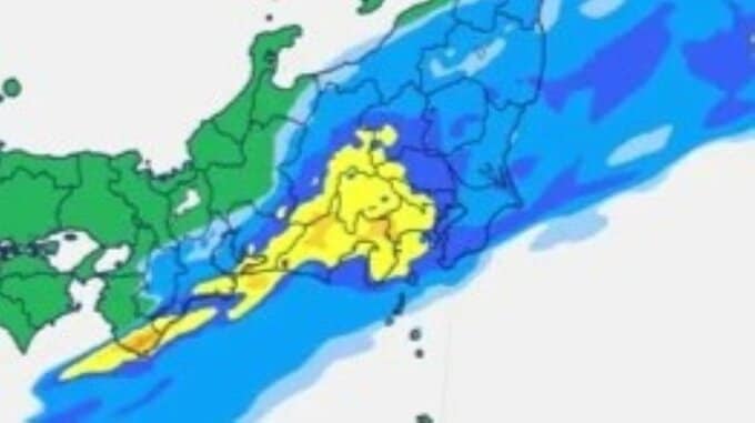 警報級大雨　18～19日の24時間で「関東甲信地方」200ミリ予想・「東海地方」250ミリ予想　詳細な各地の予想降水量は？【気象情報・雨のシミュレーション・週間天気など一覧あり】　|　青森のニュース│ATV NEWS│青森テレビ