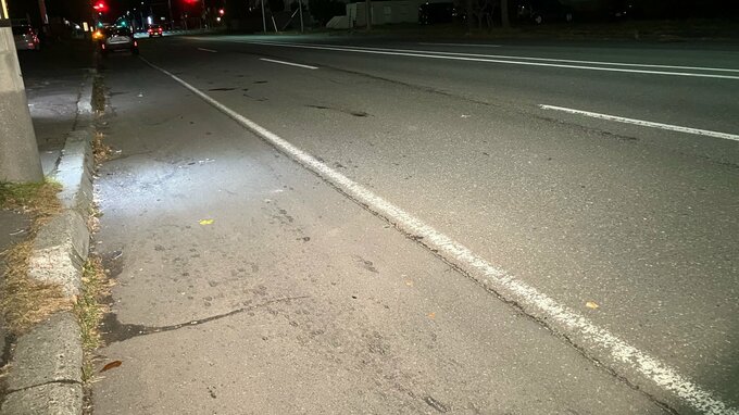 市道を歩いて横断していた高齢女性、乗用車にはねられ意識不明の重体　現場は横断歩道や信号機のない片側2車線の道路　北海道千歳市　|　北海道のニュース｜HBC北海道放送