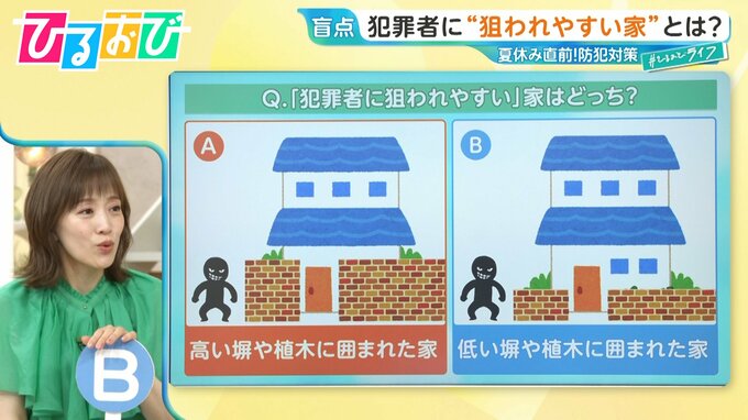 犯罪者に「狙われやすい家」の特徴は？ストリートビューで下見も…専門家に聞く夏の防犯対策【ひるおび】|TBS NEWS DIG
